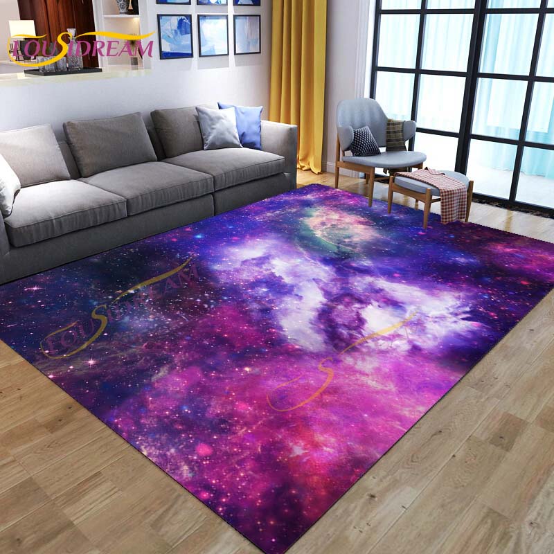 3D цветной космический коврик Galaxy ковер звездное небо ковер для гостиной спальня диван планета ковер детский игровой коврик напольный коврик домашний декор
