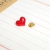 Red Heart Shape Brooch Wedding Party Jewelry Brooch Pin Women Lovers Gift