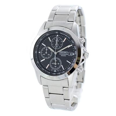 [SEIKO WATCH] Мужские и женские наручные часы, водонепроницаемые, с индикацией даты, хронограф SND309P