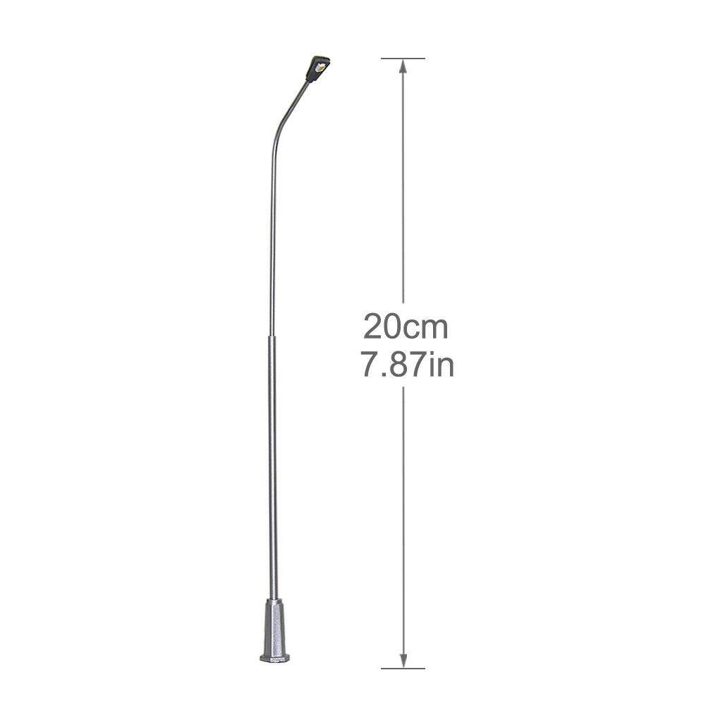 Железнодорожный фонарь, модель уличного фонаря, ландшафтная планировка, 20 мА, 5 шт.