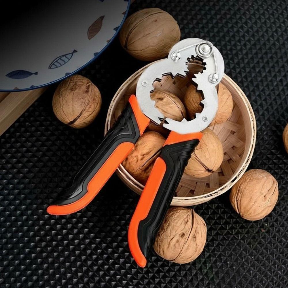 Vanadium Chromium Steel Walnut Cracker Anti-slip Pecan Nut Shell Peeler Nut Clamp Walnut Cracking