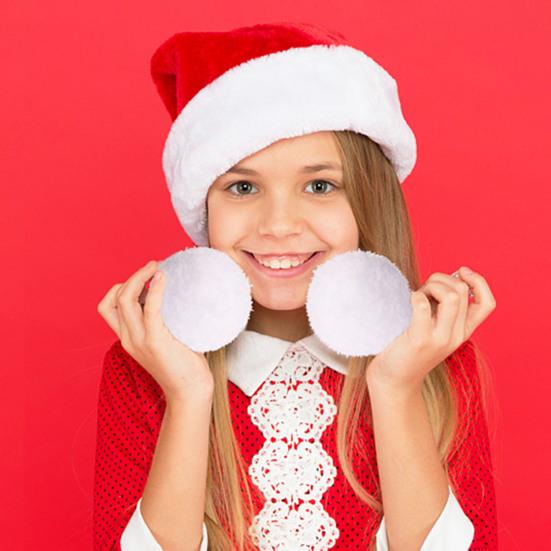 40Pcs Christmas Snowball Fake for Artificial Cotton White Christmas Snowball Indoor Outdoor Winter Decor