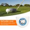 Чехол для гольф-паттера с магнитным молотком, чехол для гольф-клюшки, чехол для гольф-клюшки, милый чехол для клюшки с дизайном в виде белого медведя, чехол для гольфиста
