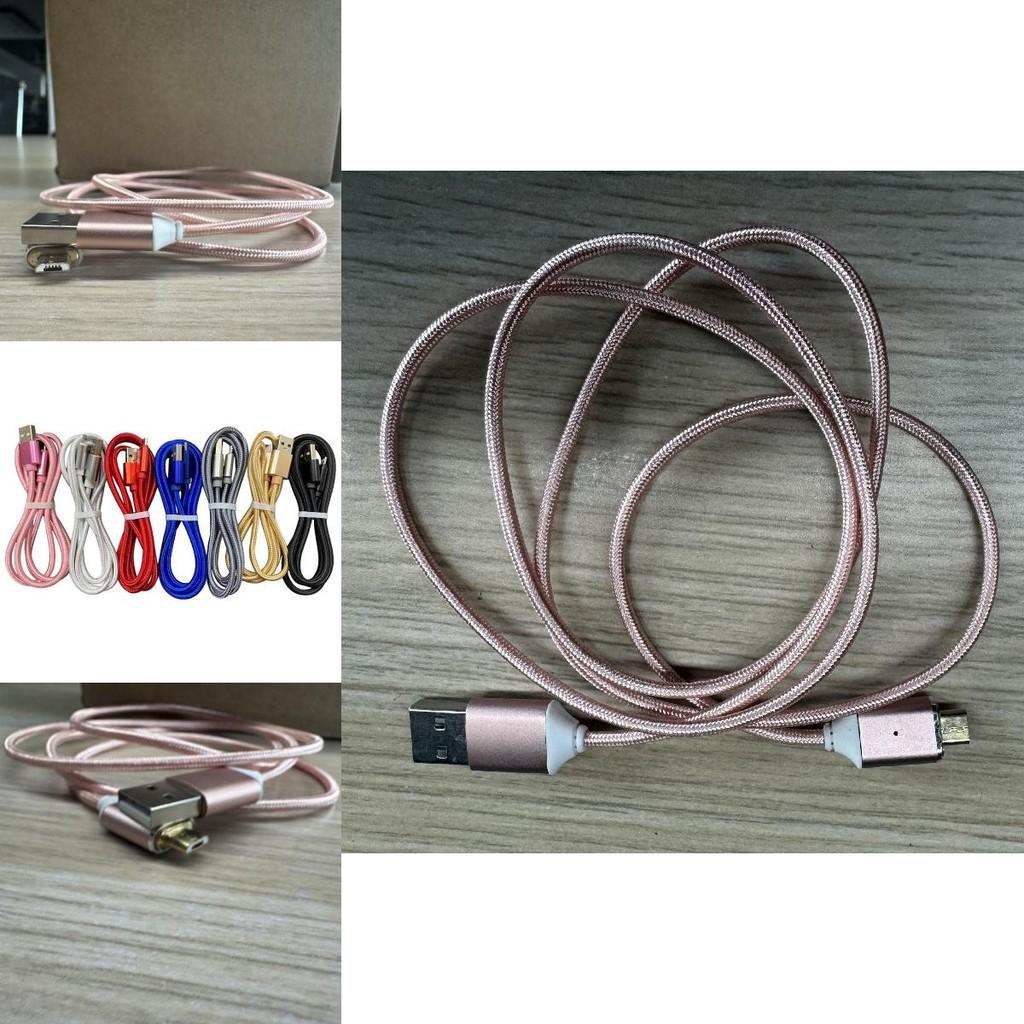 Прозрачный плетеный кабель Micro USB из ПВХ для быстрой зарядки смартфонов и устройств