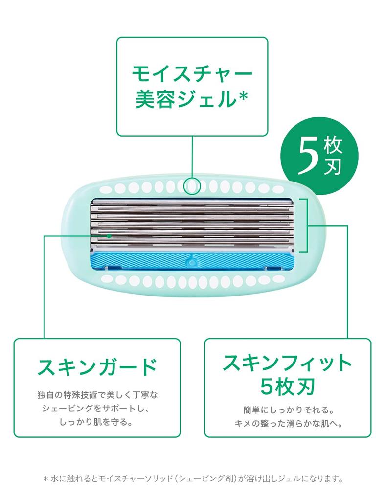 Schick Hydrosilk Combo Pack для чувствительной кожи 4 сменные бритвы зеленого цвета (держатель (с лезвием) + лезвия) Женский