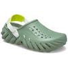 Crocs Echo Round Toe Thick Sole Clogs Unisex Footwear Avocado-Green 207937-308