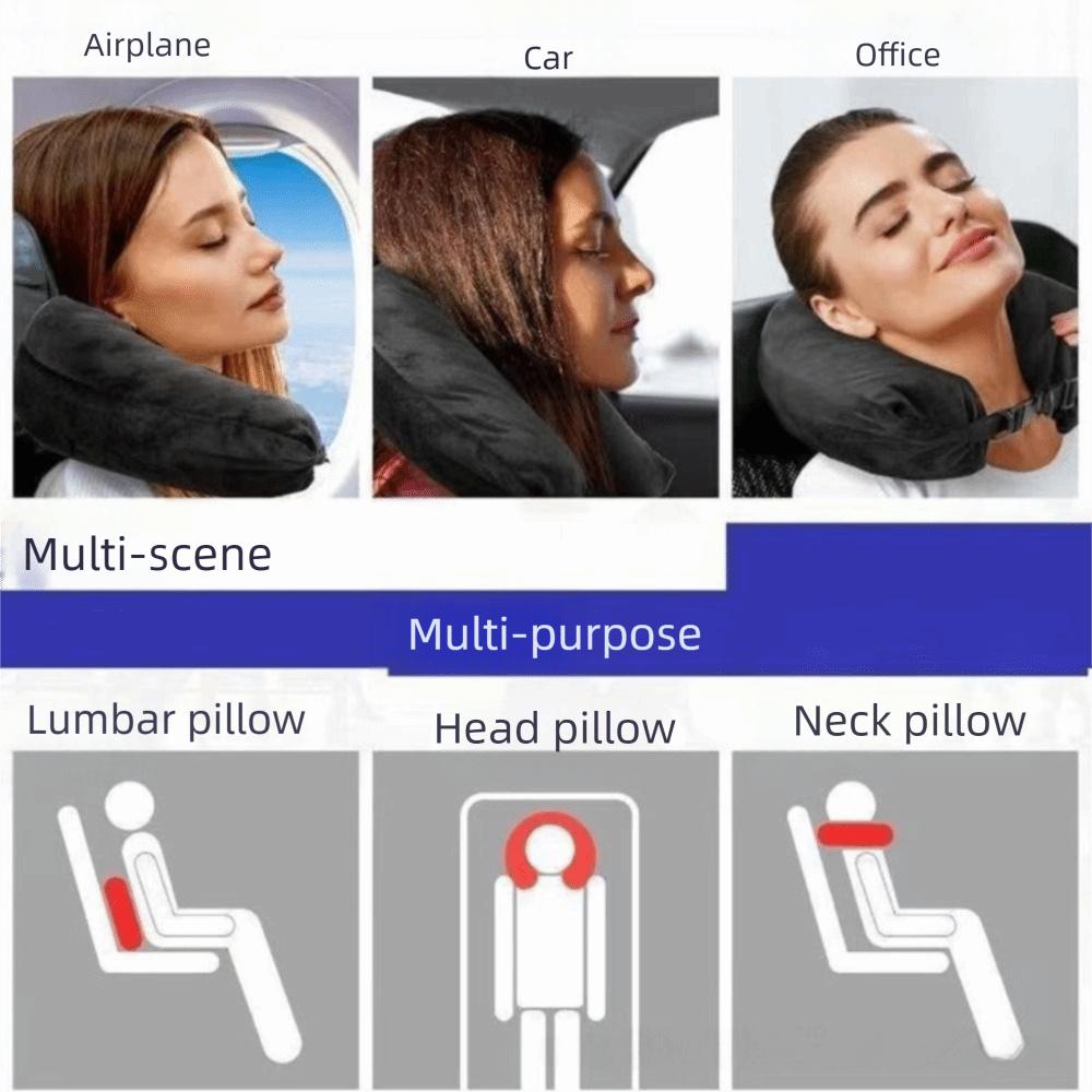 Space-saving Fillable Neck Pillow Stuff With Clothes Stuffable Pillowcase Train Travel