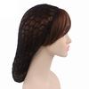 Womens Mesh Hair Net Crochet Cap Solid Color Snood Sleeping Night Cover Turban