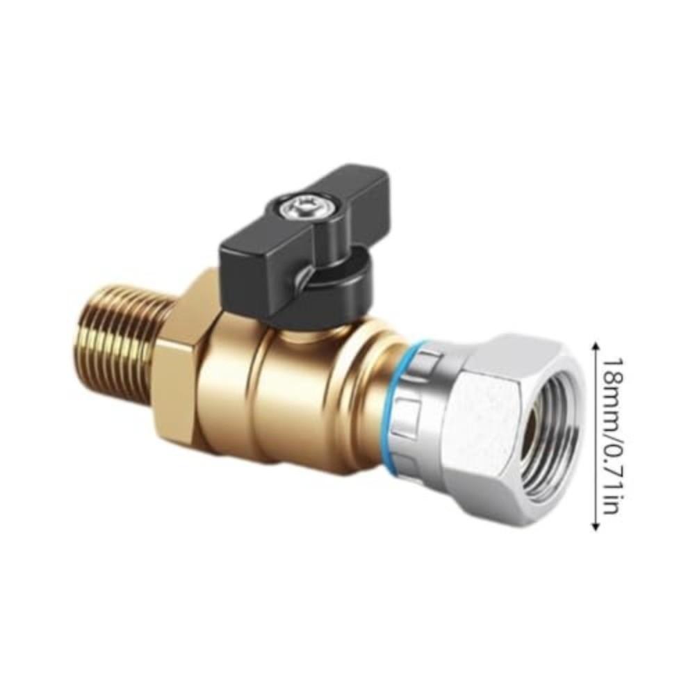 Manual Shutoff Air Brake Shutoff Valve 18mm Thread Truck Brake Control Valve Semi Trailer Parts
