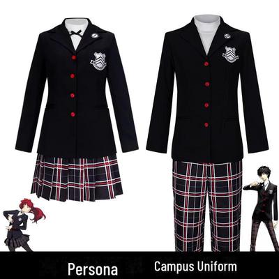 Persona 5 Ёсидзава Касуми, Рен Амамия и Горо Акечи школьная форма Косплей Костюм