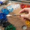 Palette Knife for Acrylics Oil Painting Scraper, Stainless Steel Knives with Wood Handle Set Mixing Scraping And Layering Acrylic Paint Art