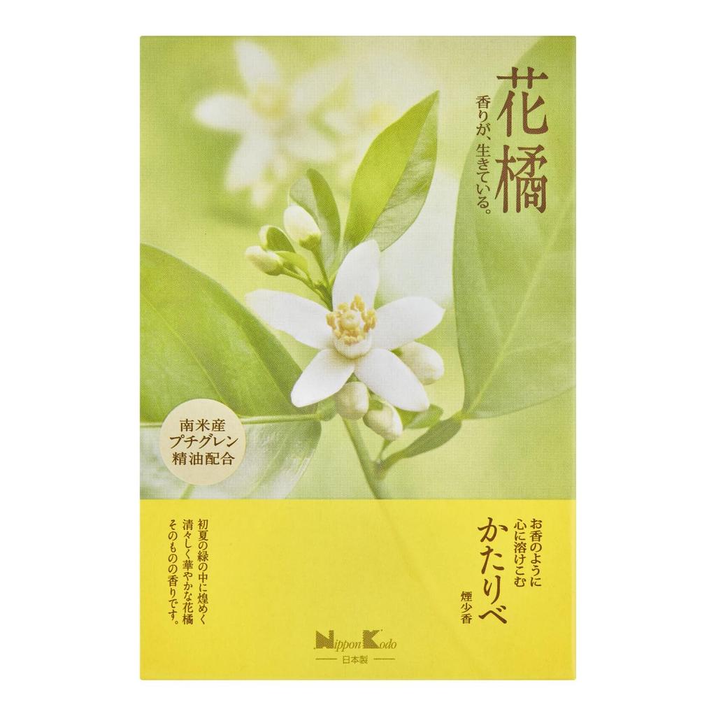 Kataribe Hanatachibana, большая емкость, 200 г, ароматическая палочка Nippon Kodo, слабодымная, прибл.