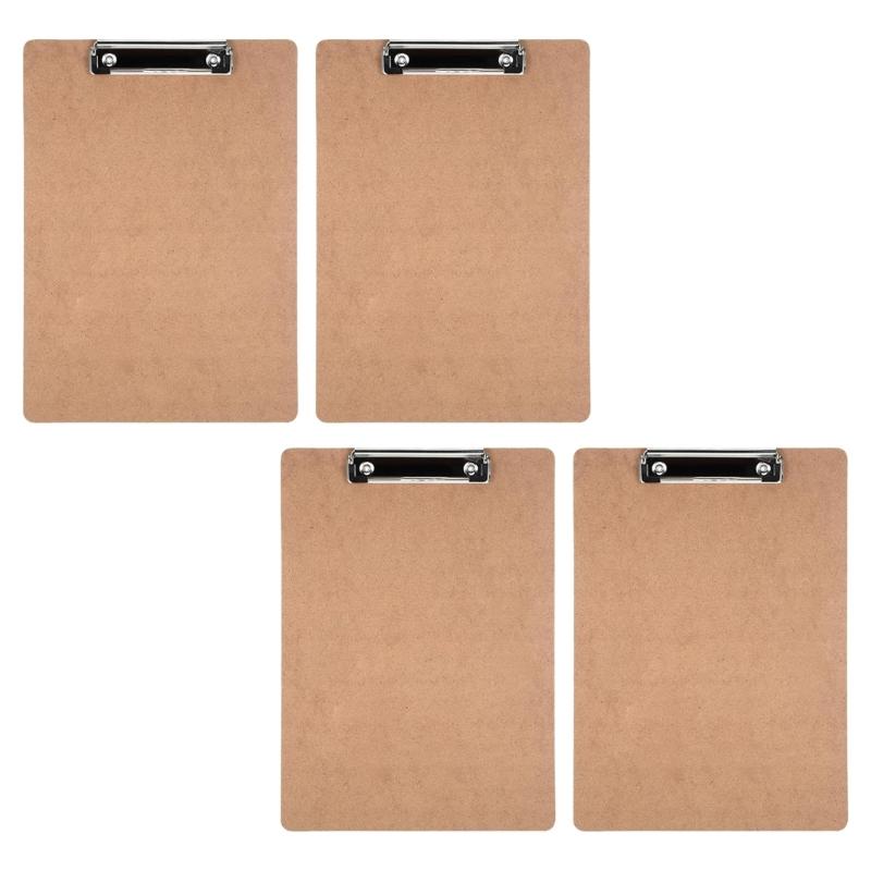 Hardboard Office Clipboards A 4 Letter Size Clipboard with Low Profile Clips