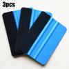 1/10pcs Car Stickers Film Install Squeegee Vinyl Carbon Fiber Car Wrap Scraper with Felt Squeegee Tool Film Wrapping Tools 10cm