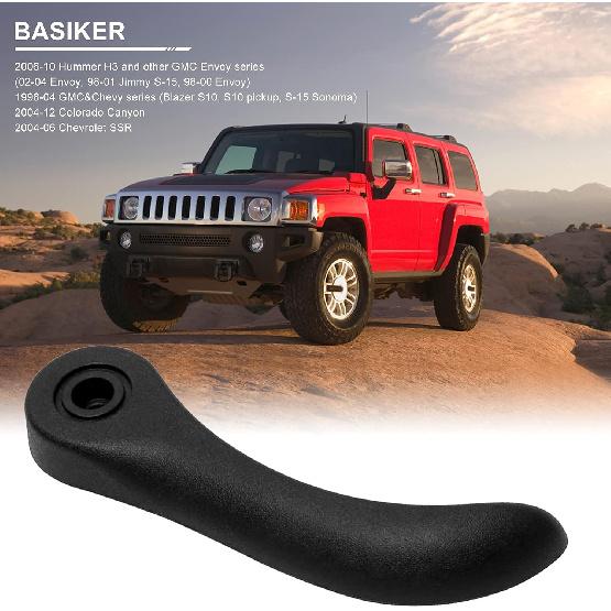 BASIKER Driver Seat Handle Replacement Recliner Release Handle For Chevy S10 Colorado Blazer SSR & Gmc Canyon Jimmy S15 Envoy H3 Lh Side Adjustment