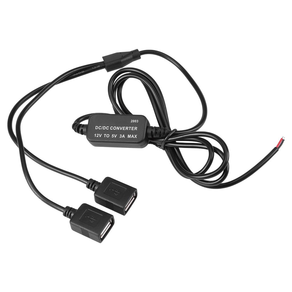 DC-DC 12В в 5В 3А Двойной USB-преобразователь Понижающий регулятор напряжения для автомобильного GPS-навигатора, смартфона