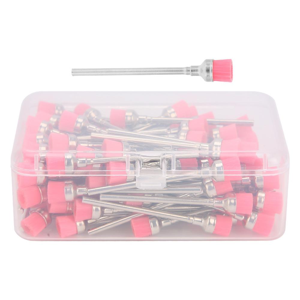100pcs Gap Cleaning Stainless Steel Nail Dust Cleaner Brush Home Use