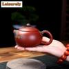240ml Antique Yixing Purple Clay Tea Pot Handmade Dahongpao Xishi Teapot Chinese Beauty Filter Infuser Zisha Teaset Tea Ceremony
