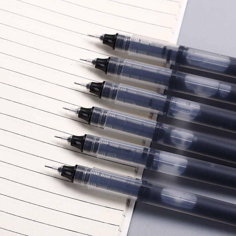 Быстросохнущая прямая жидкая полная игольная трубка 0,5 угольная ручка для воды школьные офисные письменные принадлежности студенческие канцелярские принадлежности школьные принадлежности