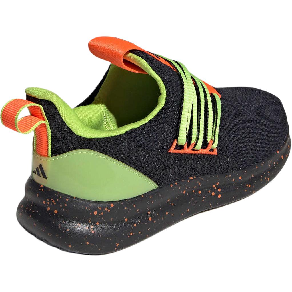 Adidas Lite Racer Adapt 7.0 Trendy Sports Non-Slip Wear-Resistant Low-Top Running Shoes Kids Sneakers Black JQ7358