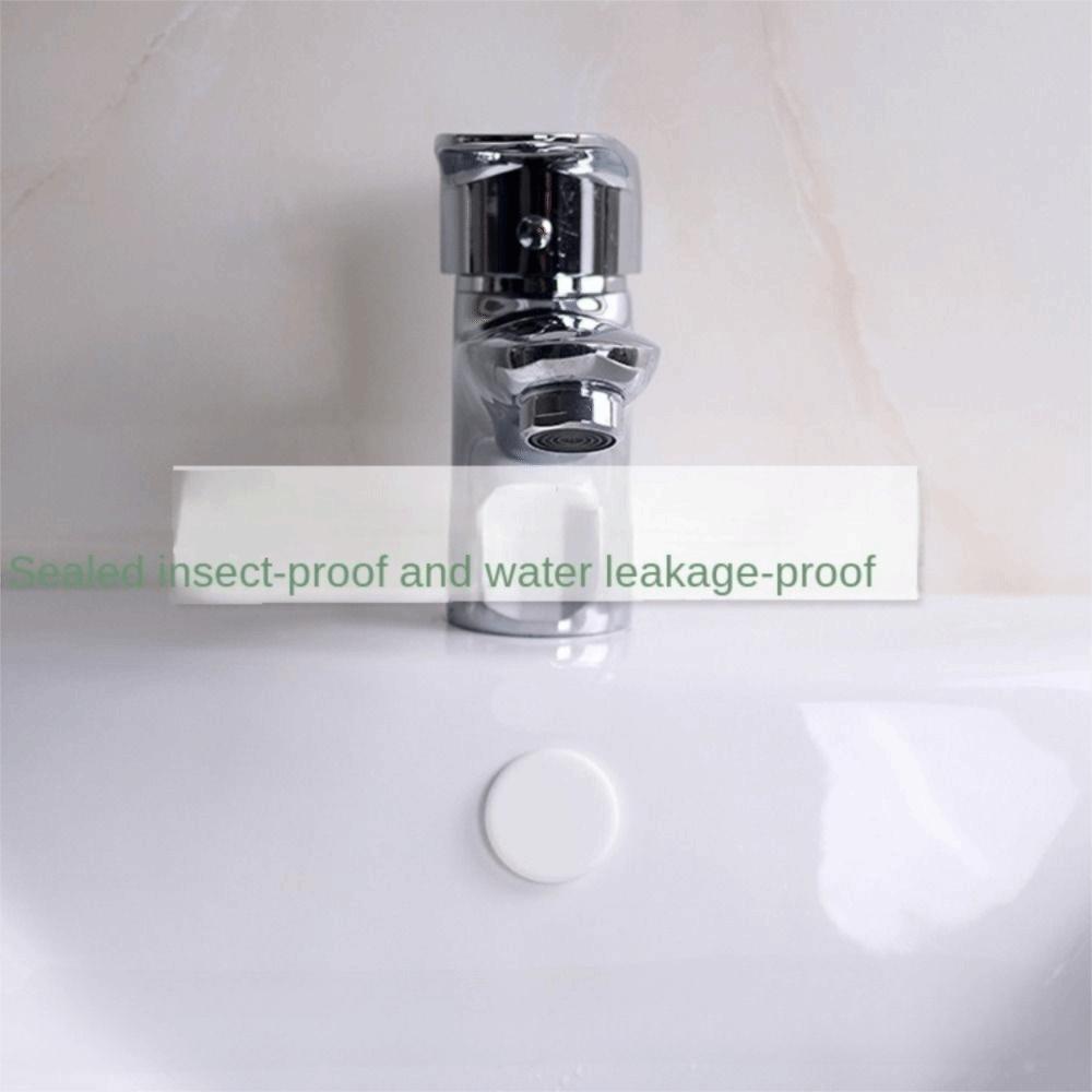5PCS Round Ring Wash Basin Overflow Covers Rubber Trim Ring Cap  Bathroom Accessories