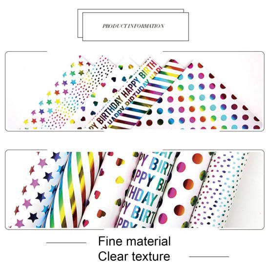 1 рулон подарочной упаковки, компактная декоративная бумага, широкий рулон рождественской подарочной упаковки