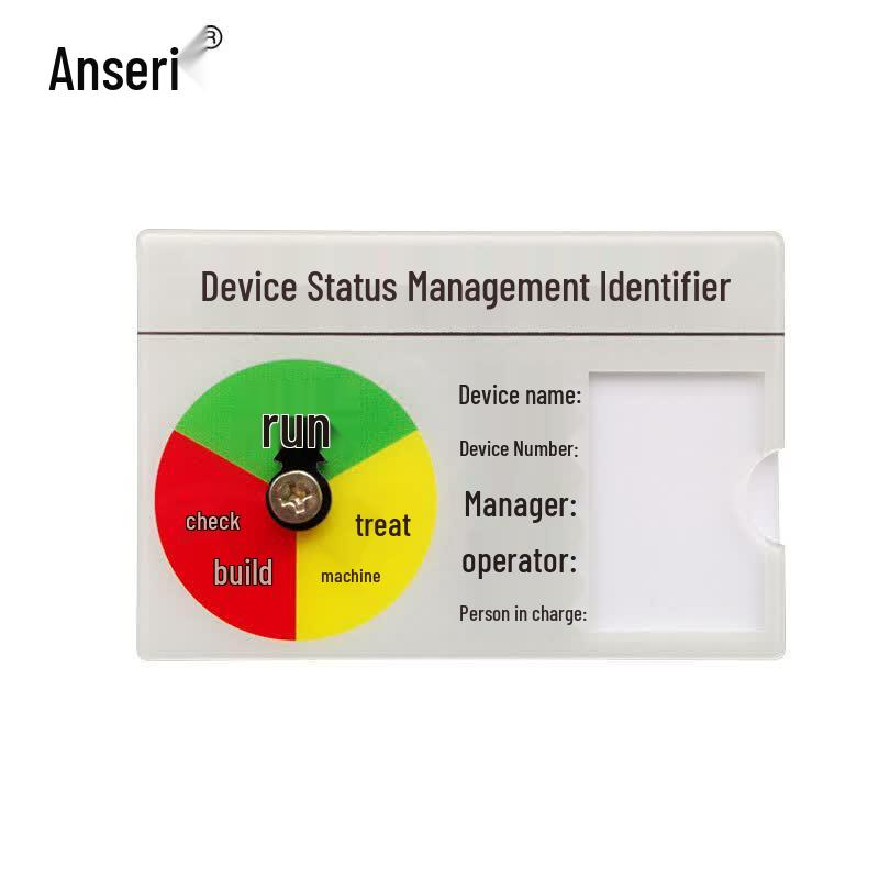 Ansairui 3-State Acrylic Equipment Status Sign