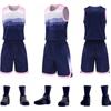 Mens Basketball Jersey Vest Set Custom Printed Sportswear Training Game Wear Fall Winter