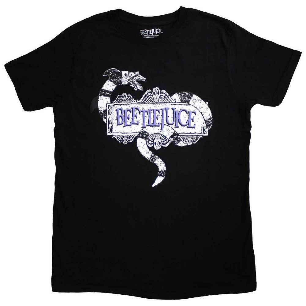Beetlejuice Unisex T-Shirt Mens Womens Tees Top: Snake Badge