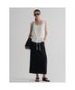 8SECONDS Lightweight Denim Maxi Skirt Black