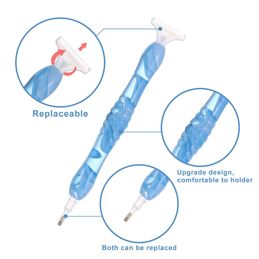 Mat Beads Tray Diamond Painting Glue Clay Resin Diamond Painting Pen Resin Pens Point Drill Pen