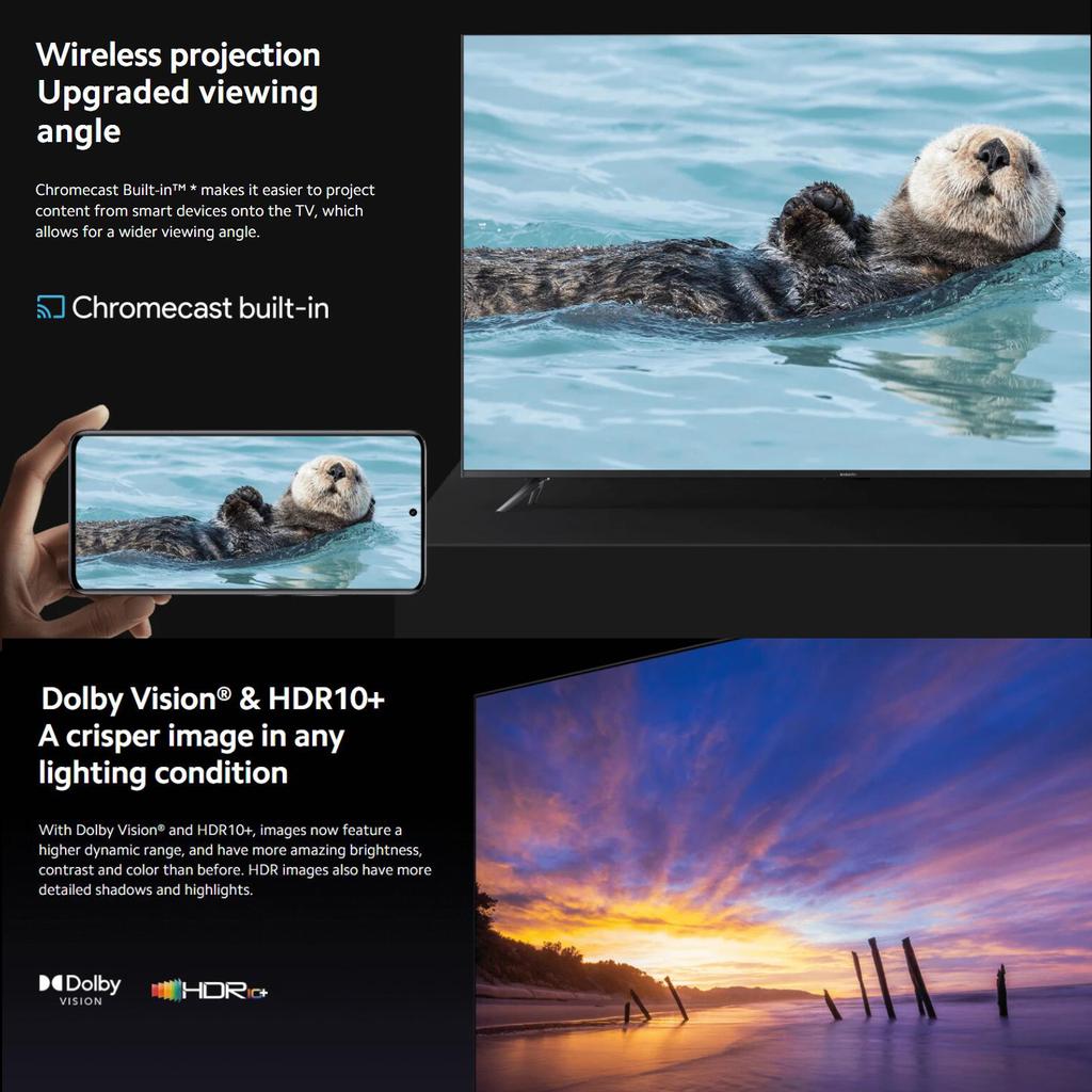 ТВ-приставка Xiaomi S 2-го поколения, интеллектуальная ТВ-приставка Google TV, четырехъядерный процессор 4K Ultra-HD, Dolby Vision HDR10+, Google Assistant, BT 5.2