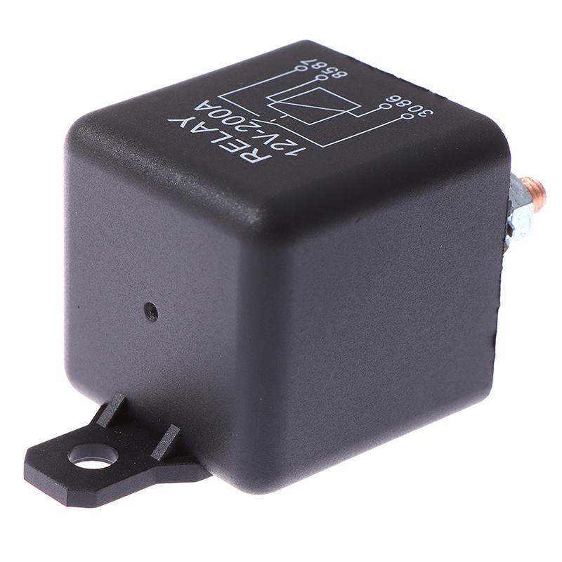 12 В, 200 А, сверхмощное реле с разделенной зарядкой/лебедкой для автомобиля, фургона, лодки, 4 контакта