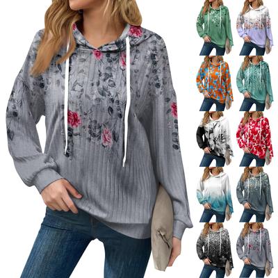 Толстовки для женщин оверсайз зимние милые свитшоты пуловер трендовая осенняя одежда