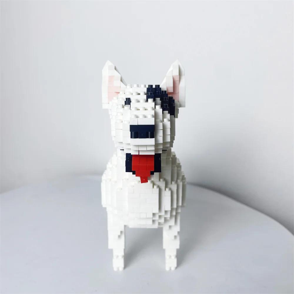 Knew Built Poodle Dog Micro Mini Construction Blocks Toys: Cute Doberman Pinscher Ideal Pet Lover Present Chow Chow Bullhead