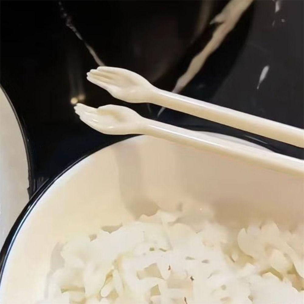 5 пар палочек для еды с длинной ручкой, пластиковые детские тренировочные палочки для еды, палочки-помощники, обед