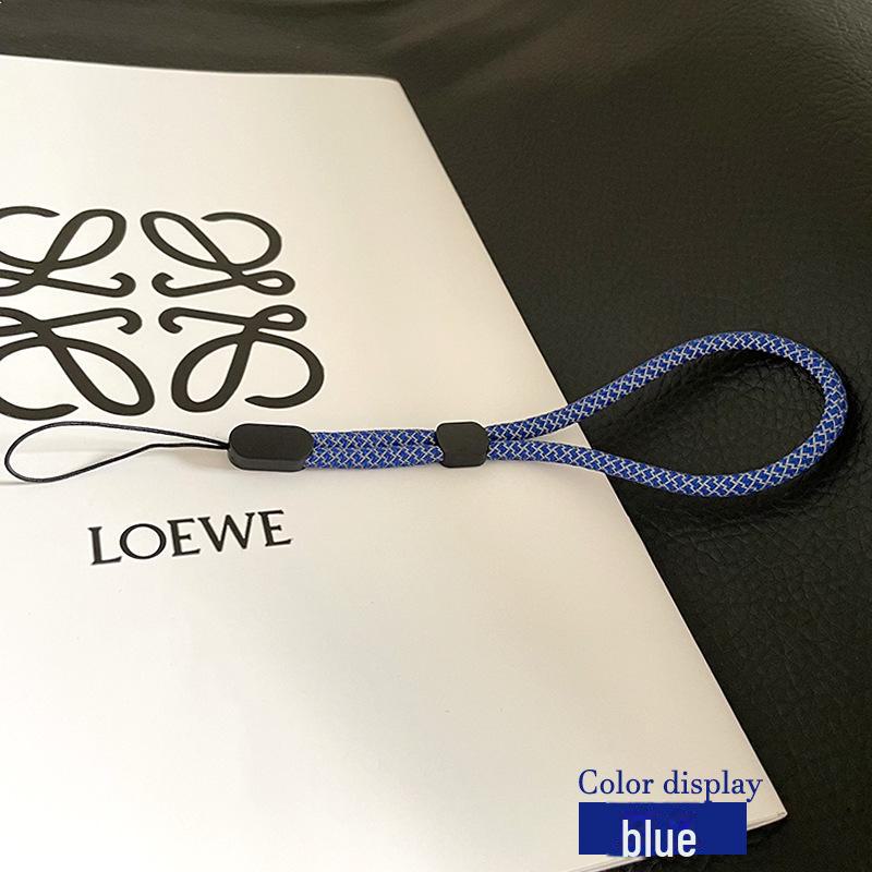 Регулируемый светоотражающий ремешок на запястье для чехла мобильного телефона - модный и простой ремешок для защиты от потери