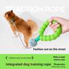 Pet Leash Nonextendable Nylon Cord With Silicone Bubble Grip For Medium Dogs Walking