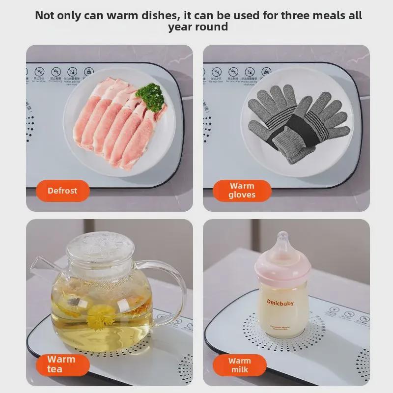 «Многофункциональный подогреваемый поднос»: «Умный контроль температуры для подогрева еды и молока»