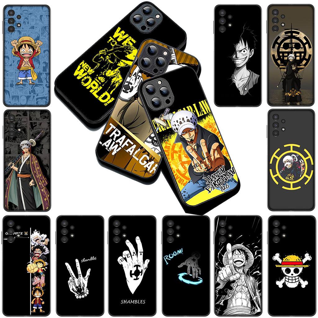 Чехол для телефона Apple iPhone 17 Pro XS Max Air 6 Plus X 5 + SE 2022 SE2 7+ 16E XR Чехол One Piece Луффи Трафальгар Д Водяной Закон