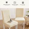 New High Back Waterproof Chair Cover Stretch Jacquard Slipcover Dining Chair Cover Elastic Spandex Jacquard Chair Cover Home Use