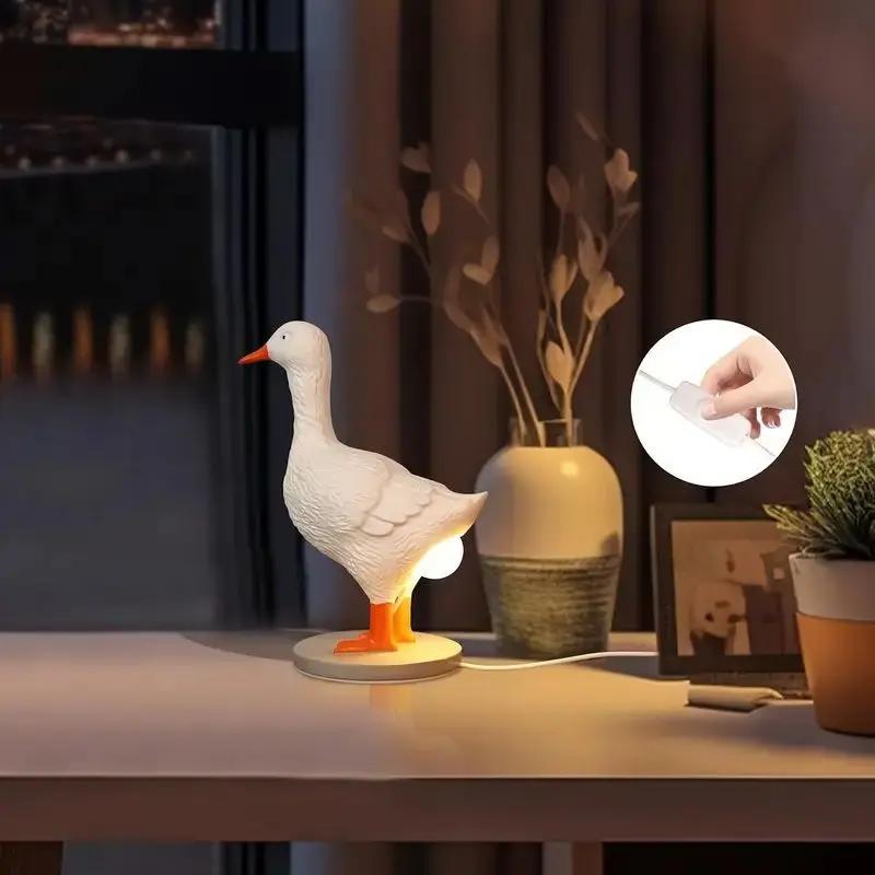 Duck Egg Lamp Chicken Easter Night Lamp Simulated Animal Carnival Party Chick Ornament Birthday Gift Home Decor Table Night Lamp