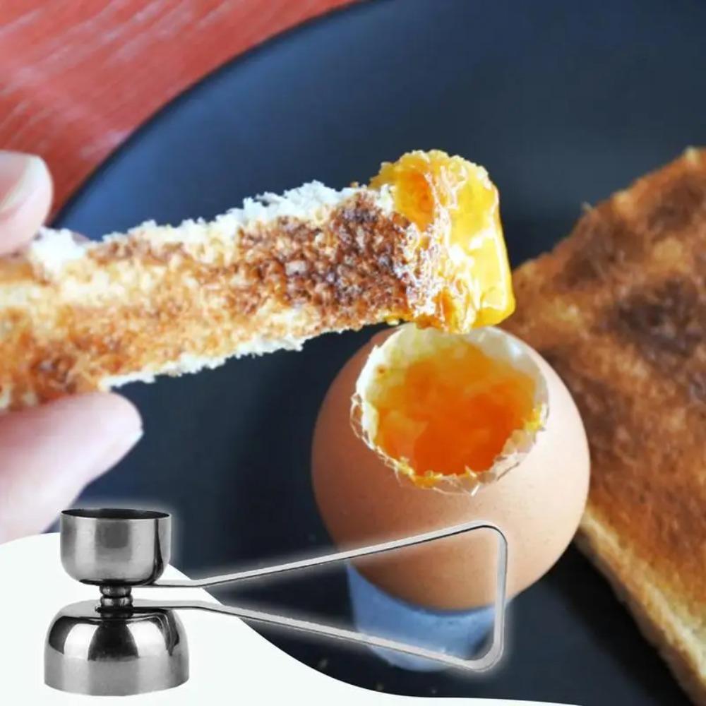 Professional Egg Cracker 304 Stainless Steel Egg Opener Egg Accessories Egg Top Remover Boiled Egg