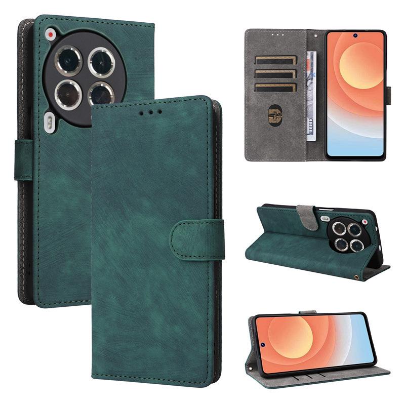 Чехол-книжка для Tecno Camon 30 Premier из искусственной кожи с полной защитой корпуса [блокировка RFID] Чехол-кошелек