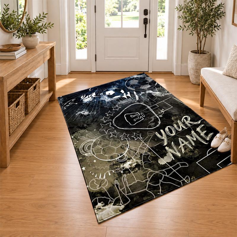 Club universidad nacional pumas Custom Name Personalized Rug Non‑Slip Doormat Floor Carpet Housewarming Birthday Gift for Family Friends