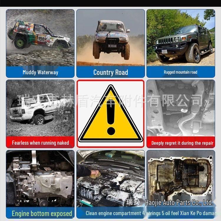 Non-Destructive Chassis Protection Plate for Ford Explorer, Everest, Raptor F150, Territory, and Edge