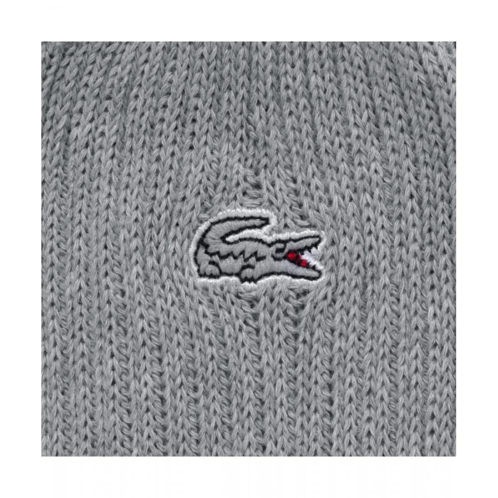 LacoSte Women S Ribbed looSe SockS [melange Gray]