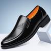 Fashion Casual Leather Shoes High Quality Comfortable Men's Loafers Business Shoes Formal Dress Shoes Slip On Office Work Shoes