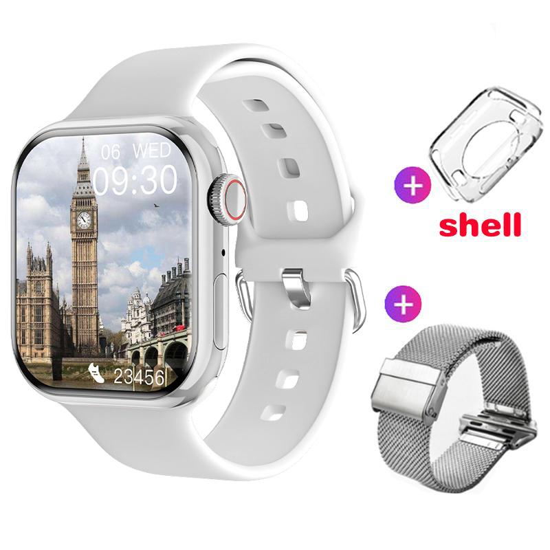 Часы 9 Смарт-часы Bluetooth Вызов Мужчины NFC Трекер здоровья IP67 Водонепроницаемые женские спортивные умные часы