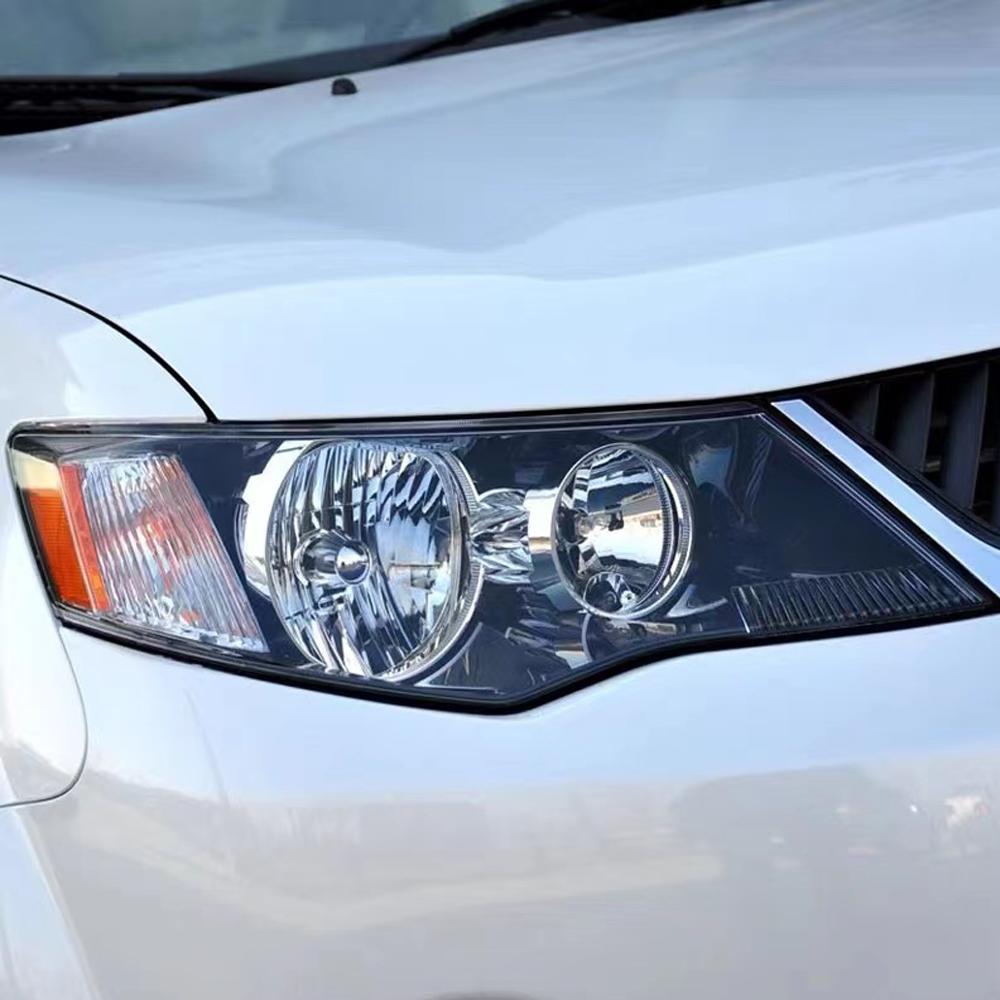 Для Mitsubishi Outlander EX 2007-2009 автомобильная передняя фара, корпус, прозрачный абажур, маска